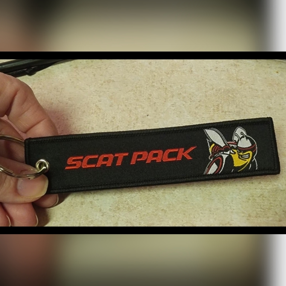 New Scat pack Nylon keychain Approx 6"